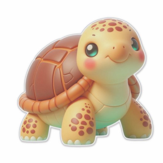 Slow but Growing Sticker (Voorkant)