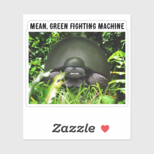 Slow Commando Turtle Sticker (Vel)