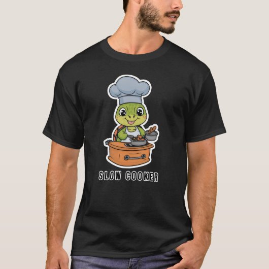 Slow Cooker schildpad T-shirt (Voorkant)