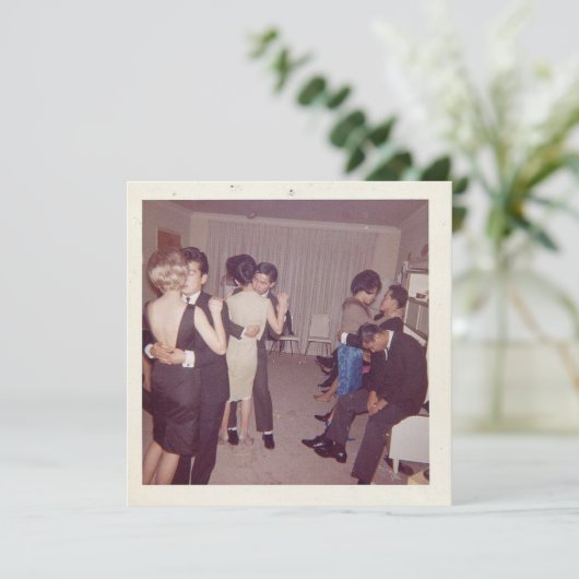 "Slow Dancing" Flat Note Kaart (Staand voorkant)