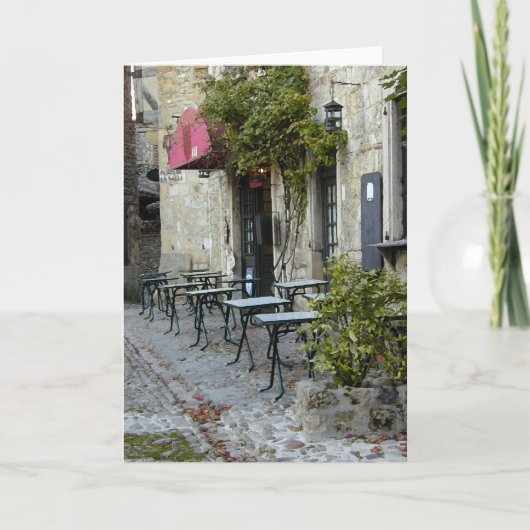 Slow Day in het café Kaart (Voorkant)