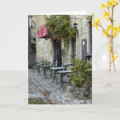 Slow Day in het café Kaart (Gele Bloem)