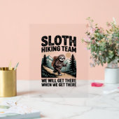 Slow Days Sunny Vibes Luiaard Hangmat Trop Acryl Bord (Huwelijk)