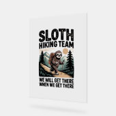 Slow Days Sunny Vibes Luiaard Hangmat Trop Acryl Bord (Hoek)