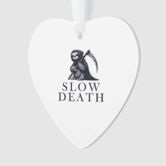 Slow Death Essential T-Shirt Ornament (voorkant)
