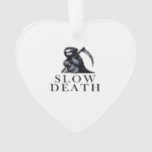 Slow Death Essential T-Shirt Ornament (voorkant)