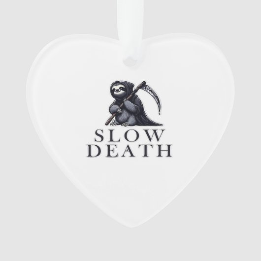 Slow Death Essential T-Shirt Ornament (voorkant)
