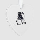 Slow Death Essential T-Shirt Ornament (voorkant)