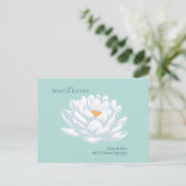 Slow Down, Ain't Times Square - De Witte Lotus Briefkaart (Staand voorkant)