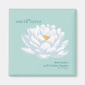 Slow Down, Ain't Times Square - De Witte Lotus Magneet (Voorkant)