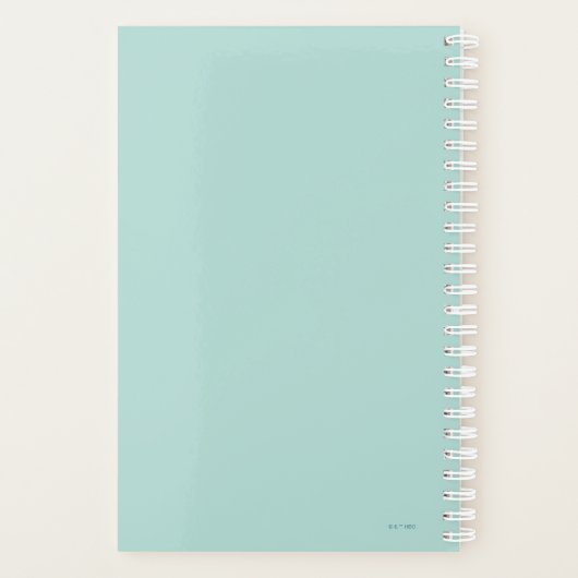 Slow Down, Ain't Times Square - De Witte Lotus Planner (Achterkant)
