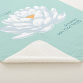 Slow Down, Ain't Times Square - De Witte Lotus Sherpa Deken (3/4)