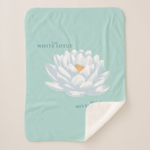 Slow Down, Ain't Times Square - De Witte Lotus Sherpa Deken