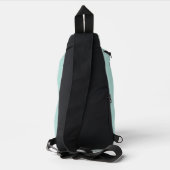 Slow Down, Ain't Times Square - De Witte Lotus Sling Bag (Achterkant)