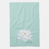 Slow Down, Ain't Times Square - De Witte Lotus Theedoek (Verticaal)