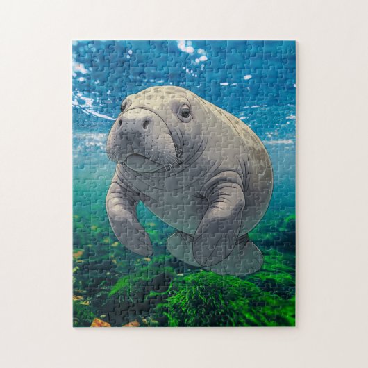Slow Down en Drift voor Manatee Inspired Legpuzzel (Verticaal)