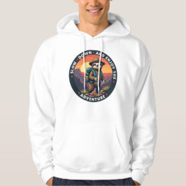 Slow down en geniet van het avontuur hoodie