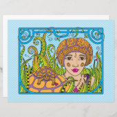 Slow-down_flatpapier — Blad van 11 x 8,5 inch (Voorkant / Achterkant)