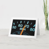 SLOW DOWN / GENIET VAN UW **40e** VERJAARDAG Kaart (Voorkant)