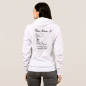 Slow Down Hoodie – Minimalistisch Quote Sweatshirt (Achterkant volledig)