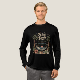 Slow Down Life Is Better in Chill Mode Tri-Blend Shirt
