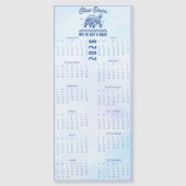 Slow Down Life Is Not A Race Turtle 2026 Blue (Voorkant)