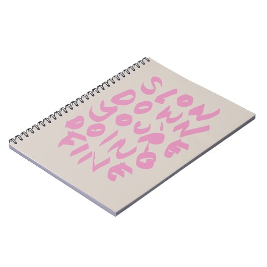 SLOW DOWN  NOTITIEBOEK (Linkerzijde)