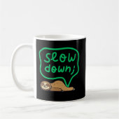 Slow Down Sloth Mug for Calm & Stress Relief Koffiemok (Links)
