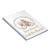 Slow Down & Smell the Flowers Sloth Notebook Notitieboek (Rechterzijde)