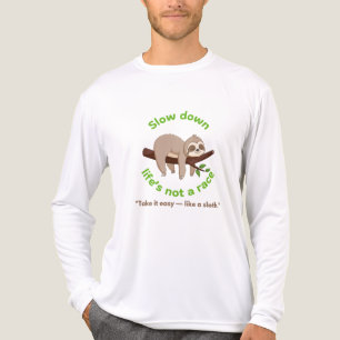 Slow Down – traag grafisch T-shirt en cadeau