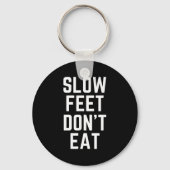 Slow Feet Don't Eat Baseball  Sleutelhanger (Voorkant)