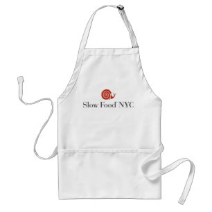 Slow Food NYC logo Apron Standaard Schort