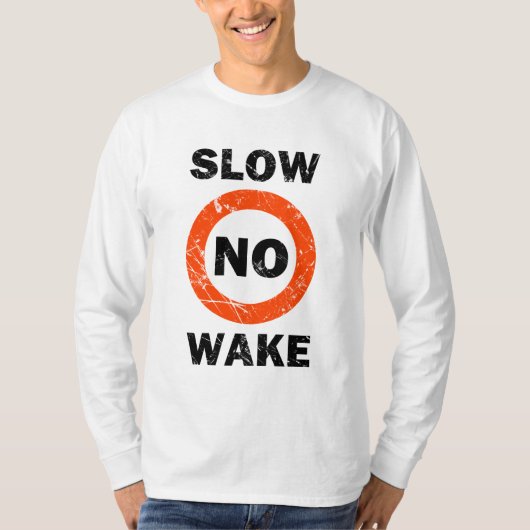 SLOW GEEN WAKE Grunge Style T-shirt (Voorkant)