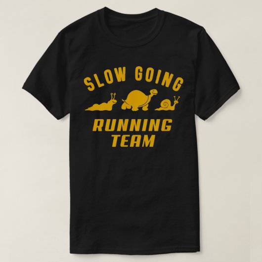 Slow Going Running Team T-shirt (Design voorkant)