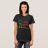 Slow Growth Real Change – Personal Growth Illustra T-shirt (Voorkant volledig)