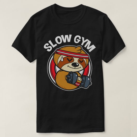Slow Gym TShirt (Design voorkant)