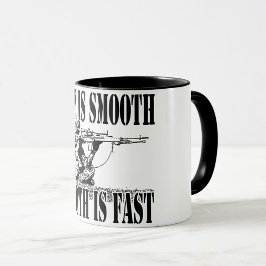 SLOW IS SLIOTH SMOOOTH IS SNELLE SNIPER GEAR MOK (Voorkant rechts)