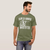 SLOW IS SLIOTH SNIPER GEAR T-SHIRT (Voorkant volledig)