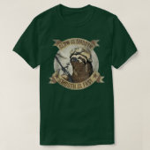 Slow Is Smooth Smooth Is Fast Sloth Guns T-shirt (Design voorkant)