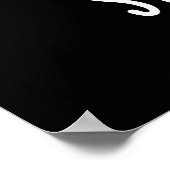 Slow Jam Funny Food Pun Dark BG Poster (Hoek)