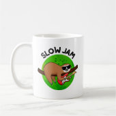 Slow Jam Funny Music Animal Pun Koffiemok (Links)