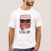 Slow Jam Grappig Voedsel Pun T-shirt (Voorkant)