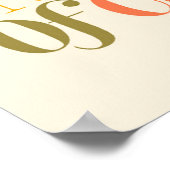 Slow Living Lifestyle Ontwerp Poster (Hoek)