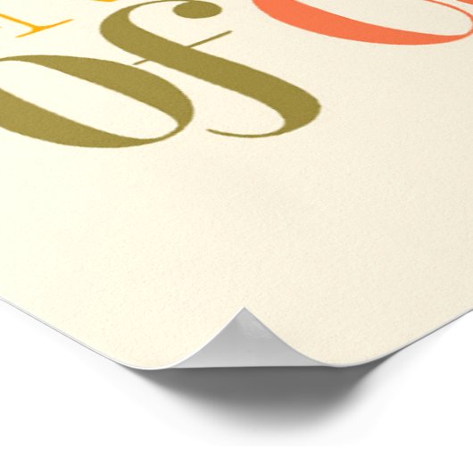 Slow Living Lifestyle Ontwerp Poster (Hoek)