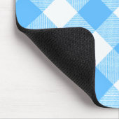 Slow-Living Summer Sky Check Muismat (Hoek)