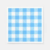 Slow-Living Summer Sky Check Servet (Voorkant)