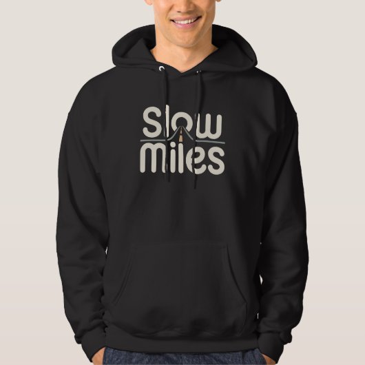 Slow Miles Travel T-Shirt | Calm Adventure  (Voorkant)