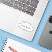 Slow Mode - Relatable Cloud Sticker (Laptop met iPhone)