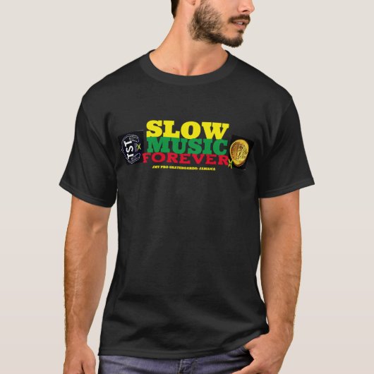 SLOW MUSIC FOREVER T-shirt (Voorkant)