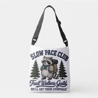 Slow Pace Club Wasbeer Kampeerontwerp Crossbody Tas